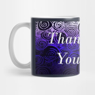 Thank You Swirls Mug